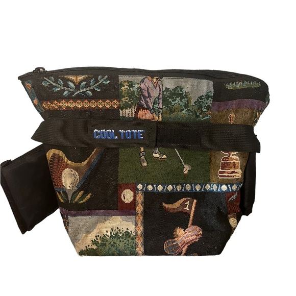 Cool Tote Ladies Golf Tapestry Insulated Food & Drink Bag - Picture 1 of 6